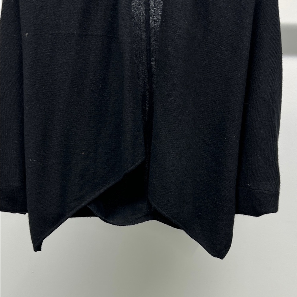 Vince Black Cashmere Open-Front Sweater - Picture 3 of 4
